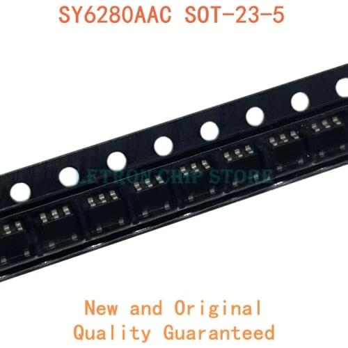 20PCS SY6280AAC SOT-23-5 CO SOT23-5 SMD Transistor new and original IC Chipset
