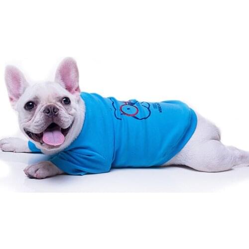 Dog Clothes for Small Dogs Winter Autumn Cotton Coat for Puppy Chihuahua Warm T-shirt for French Bulldog Dog Print Pet Apparel