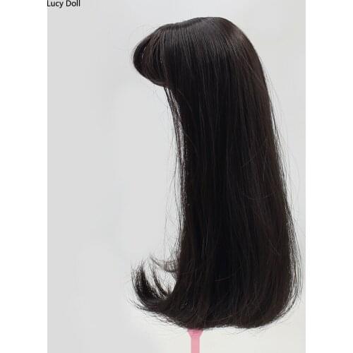 Fortune days only for 45cm bjd doll wig golden hair brown hair black hair