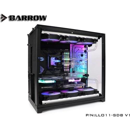 Barrow Program Kit For Lian Li PC-O11 Dynamic Case ,LLO11-SDBV1, Waterway Boards , double 360 Radiator for Water cooling system