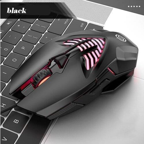 Wired Gaming Computer Mouse Gamer Game 6-key Metal Usb Desktop Notebook Mouse for Laptop PC Mouse