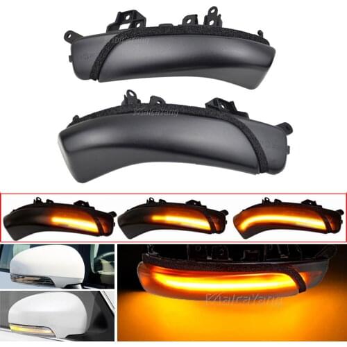 LED Side Mirror Turn Signal Light for TOYOTA PRIUS REIZ WISH MARK X CROWN AVALON 2008-2015 blinker Door rear view mirror lamp