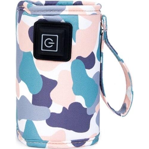 23GD USB Baby Bottle Warmer Thermostat Food Heater Bag Feeding Bottle Heating Cover