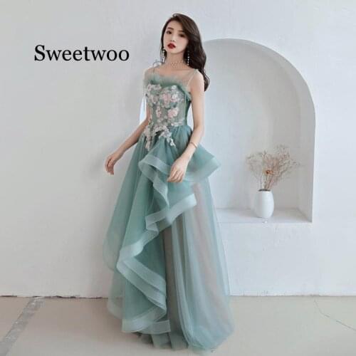 Green Backless Long Stage Show Cheongsam Dress Vestidos Party Dress Size XS-XXL