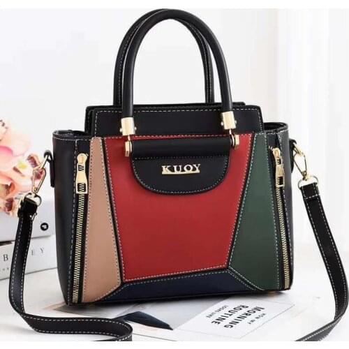2021 New Personality Color Matching Female Bag High Quality One-Shoulder Messenger Bag Fashion Luxury Womens Handbag Tote Bag