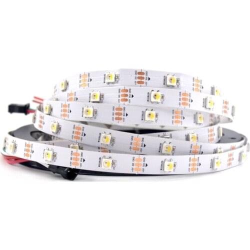 1m/5m SK6812 (similar ws2812b) RGBW RGBNW WW 4 in 1 30leds/pixles/m;individual addressable led strip IP20/IP65/IP67 DC5V