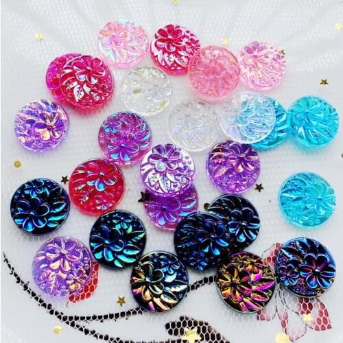 20mm 40pcs AB colour flower 3D crystal flowe rhinestone applique wedding decoration DIY scrapbooking rhinestone applique