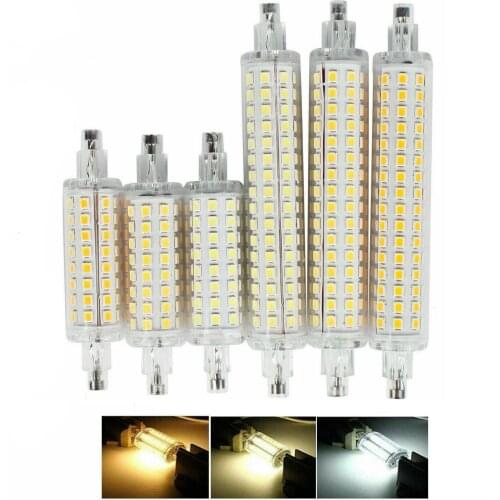 78mm 118mm R7S LED Bulb J78 J118 220V 110V 2835 SMD Aluminum PCB Lamparas Spotlight 64 128 LEDs Replace Halogen Floodlight
