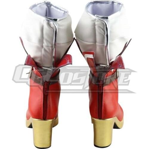 Anime Cosplay Shoes Boots Princess Connect! Re:Dive Rino Costume Hand-made Leather Christmas Halloween Free ship ACS-1152