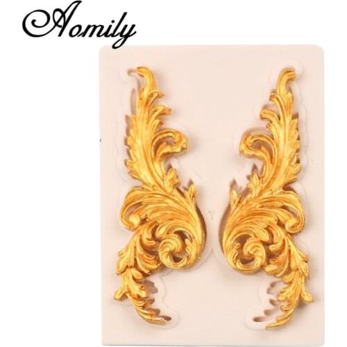 Aomily New Style European Cameo Silicone Cake Molds Jelly Fondant Chocolate Sugar Decorating Mould Handmade Soap Baking Tools