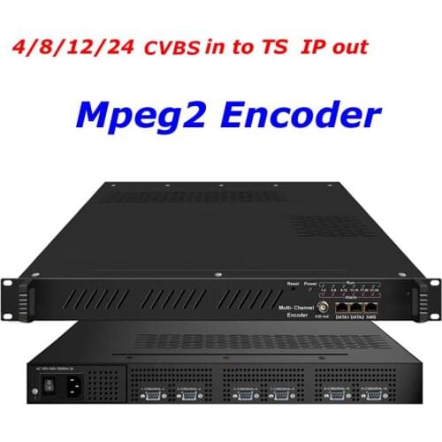 AV to Mpeg2 ASI IP out 4/8/12/24 CVBS to MPEG2 Multi-Channel IP SD Encoder ASI AV to IP RCA to ip encoder NDS3542K