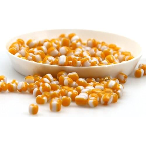 Color Auspicious 4MM Ceramic Glass Flower Bead Pendant Jewelry Making DIY20G/LOT/250 Pieces Spacer Bracelet Necklace Earrings