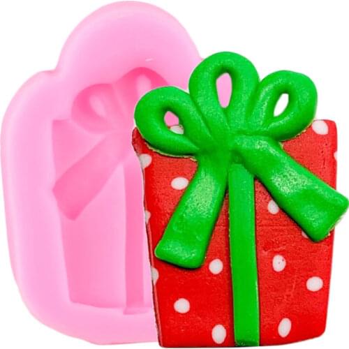 DIY Christmas Gift Silicone Molds Resin Clay Mould Fondant Cake Decorating Tools Cookie Baking Candy Chocolate Gumpaste Moulds