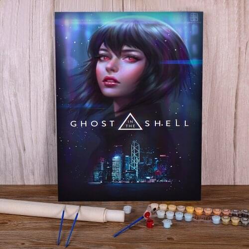 Cartoon Girl Woman Coloring By Numbers Painting Set Acrylic Paints 40*50 Canvas Pictures Decorative Paintings Crafts For Art