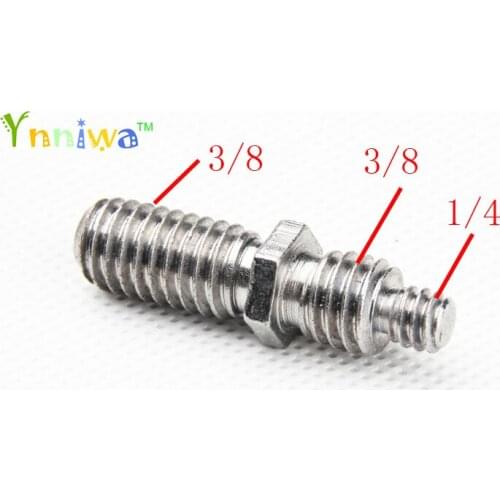 For Ball Head Tripod Monopod 1/4 or 3/8 Three Conversion Dual-Purpose Tripod Screw for Ball Head Camera Photographic Equipments