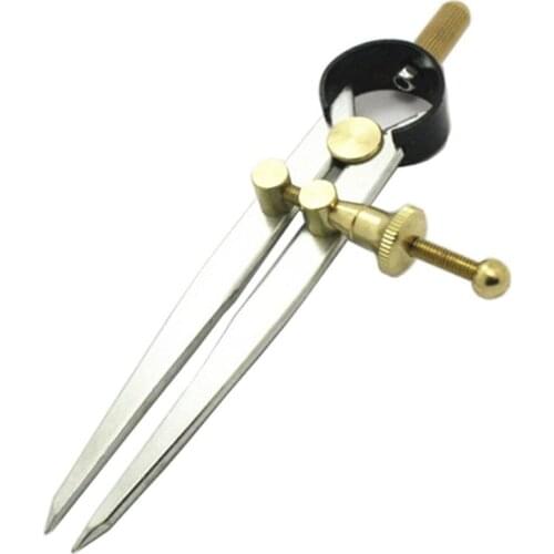 Leather Craft Rotating Craft Tool Diy Wing Divider Adjustable Steel Leather Craft Making Rotating Tool Wing Divider Spacing Comp