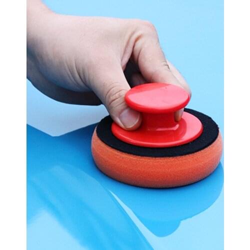 Car Wax Sponge Set Of Car Polish Sponge Durable Dual-use Automobile Wash Polishing Pad Manual Home Cleaning Tool