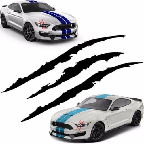 Auto Car Sticker Reflective Monster Claw Scratch Stripe Marks Headlight Decal Car Stickers 55cm*18cm