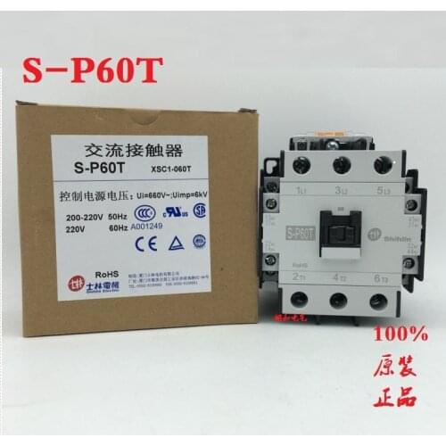 Original AC contactor S-P60T 2 Open 2 Closed