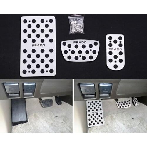 Aluminum alloy gas pedal break pedal accelerator pedal for Prado 2010-2020
