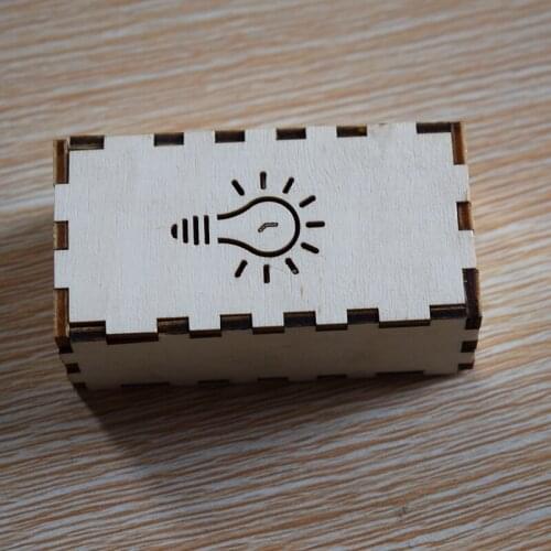 Custom cutting carving 2.8mm wooden box panel sheet 3d puzzles Building DIY model material diy toy parts baby toys for children