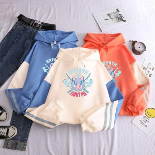 2020 Janpan Anime Demon Slayer Patchwork hoodies Inosuke Breath Of The Beast Hoodies Cartoon Demon Slayer Harajuku Sweatshirt