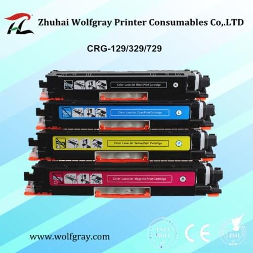 YI LE CAI compatible CRG 129 329 729 CRG-129 CRG-329 CRG-729 toner cartridge for Canon Lasershot LBP7010C/LBP7018C CRG129 CRG329