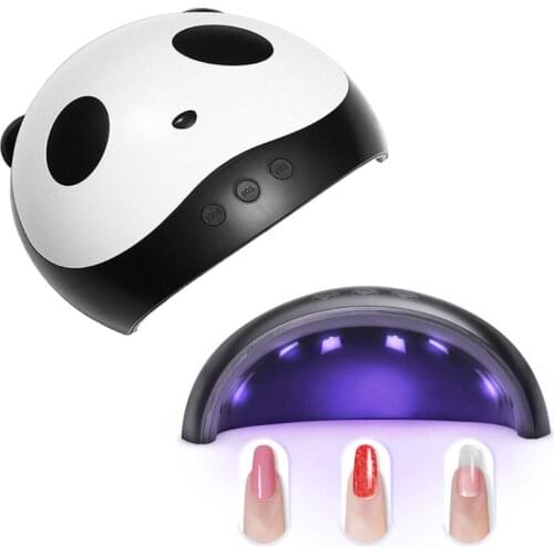 36W Cute Panda Fast LED UV Nail Dryer Resin UV Lamp 395NW UV GEL Curing Lights for Any UV Gel Polish Jewelry Tools