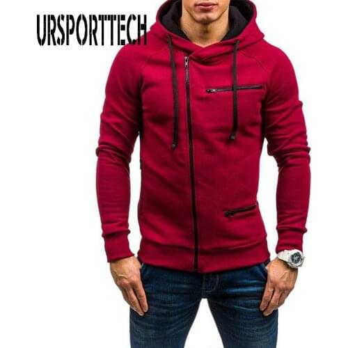 Мужские толстовки на молнии URSPORTTECH China At AliExpress
