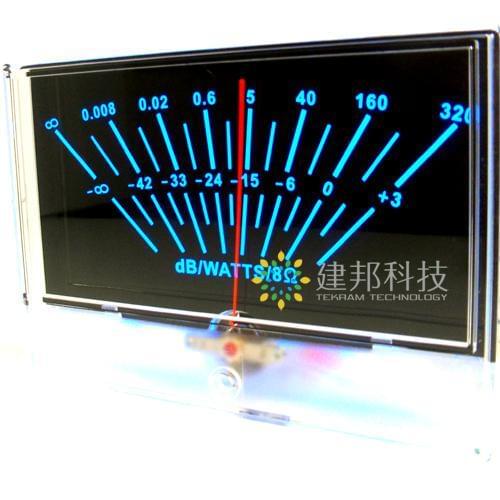 High Precision Power Amplifier Vu Meter Front DB Level Meter DAC Audio Power Sound Pressure Meter with Backlight P-134