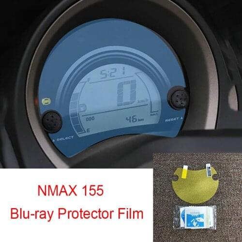 For Yamaha NMAX 155 N MAX 155 Cluster Scratch Protection Film Anti Blue Light Blu-ray Protector Film