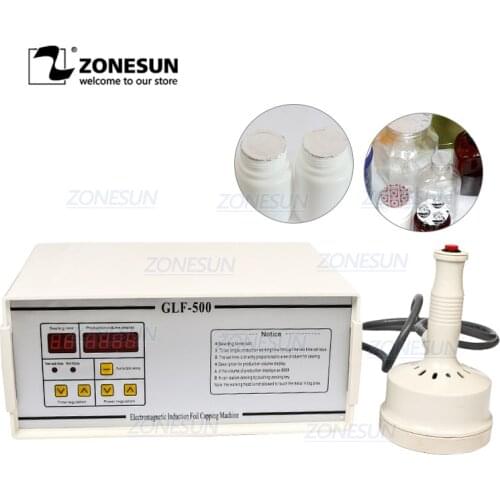 ZONESUN New Model GLF-500 Portable and Continuous Induction Sealer Hot Sale Hand Held Capping Machine Sealing Dimeter 20-100mm