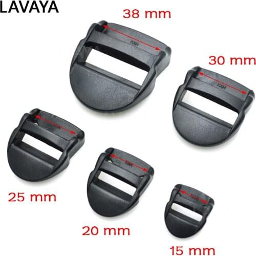1pcs 15mm 20mm 25mm 30mm 38mm Ladder Lock Slider Plastic Buckles Backpack Straps For Student bag Travelling bag