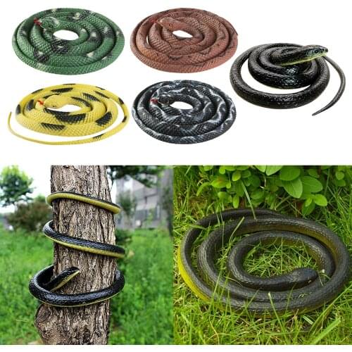 120cm Realistic Fake Simulation Rubber Snake Toys Funny Gag Toy Joke Toy