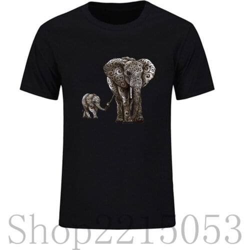 2020 Fashion Colorful Elephant Mens T Shirt Music Rock T-Shirt Summer High Quality Short Sleeve male tshirt redmond pubg anime