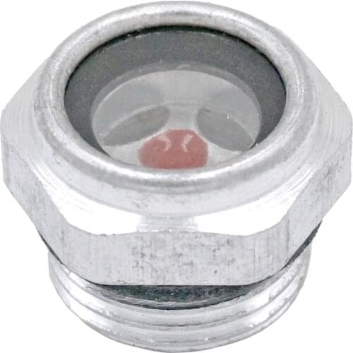 5pcs M18 x 1.5mm Metric Air Compreeor Aluminum Oil Level Sight Glass Window