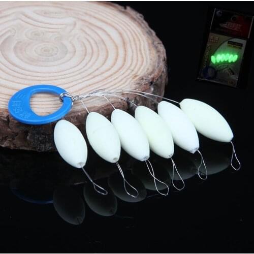 High Quality Luminous Fishing Float Oval Seven-star Float Foam Carp Fishing Tackle Accessory 5packs FU021