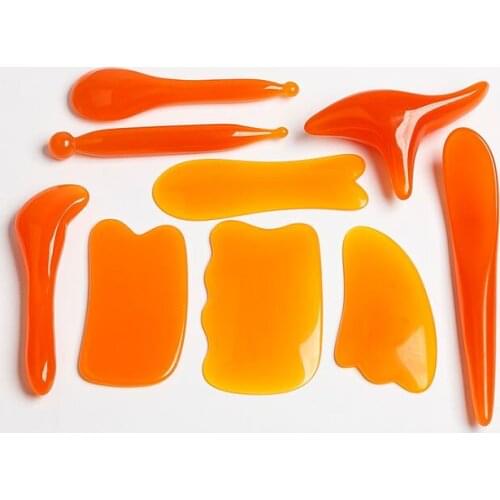 9pcs acupuncture massage Dial ribs stick Meridian facial pen acupuncture scraping acupuncture scraping plates