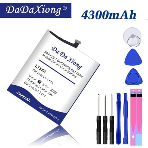 Da Da Xiong 4300mAh LT55A Battery for Letv Le 1 pro X800 Le one pro X800 cell phone battery