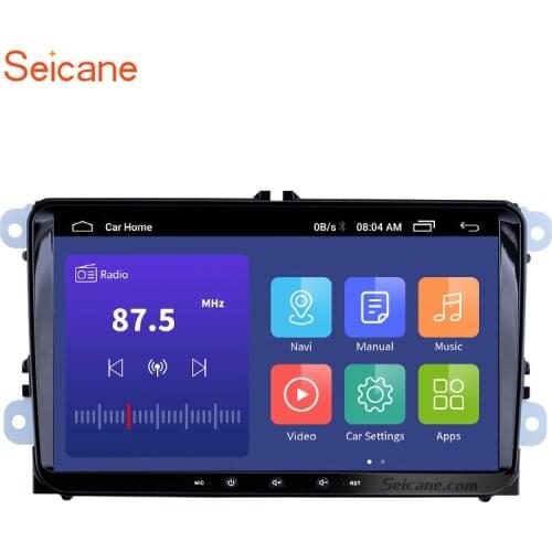 Seicane 2Din Android 8.1 Car Multimedia player For VW/Volkswagen/Golf/Polo/Tiguan/Passat/b7/b6/SEAT/leon/Skoda/Octavia Radio GPS