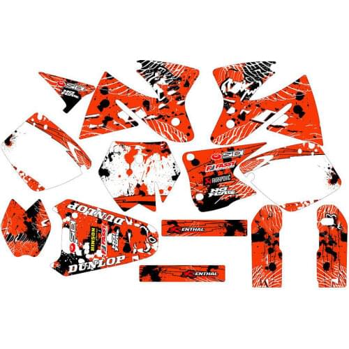 Free custom names mumbers Motocross 3M Graphics Stickers Decals Kits FOR KTM 125 250 300 380 400 520 SX MXC 1998 1999 2000