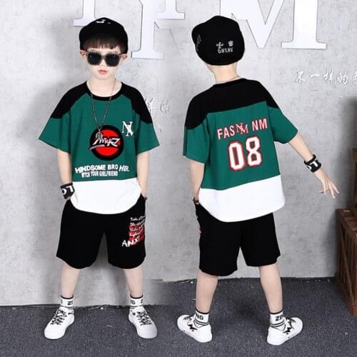 Kids Boys clothes summer outfits Cotton Teenage Boys Clothing casual Suit Children Short Sleeve Shirt Shorts Set 4 6 8 12 Years