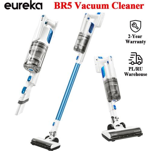 Eureka BR5 Cordless Wireless Handheld Vacuum, 18KPa Suction Power,LED Headlight,4-Stage Cyclone Filtration System,Vacuum Cleaner