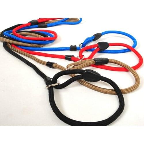 Flexible Dog Leashes P Chain Pet Harness Nylon Woven Pet Collar Traction Ropes