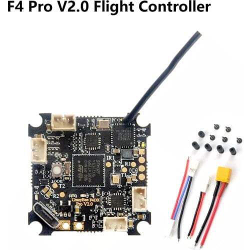 Happymodel Crazybee F4 Pro V2.0 1-3S Flight Controller w/ 5A ESC & Compatible Flysky/Frsky Receiver for Mobula7 HD