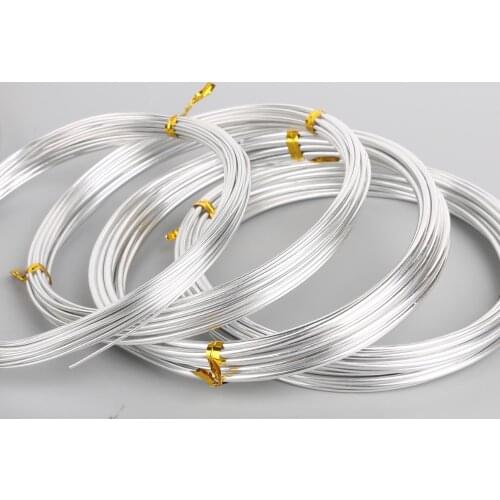 Round Aluminum Wire Craft Jewelry Making 1mm 1.5mm 2mm 2.5mm DIY necklace Bracelet jewelry making