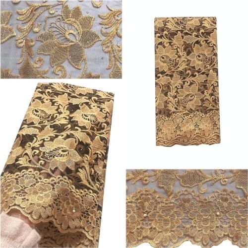 2020 African Nigerian Lace Fabric 2019 High Quality Yellow Swiss Voile Lace in Switzerland Green White Cord French Lace Fabric