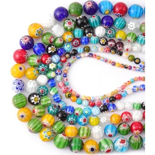 Multicolor Murano Lampwork Beads for Jewelry Making Loose Spacer Beads Murano Glass Beads DIY Bracelet Free Shipping Wholesale