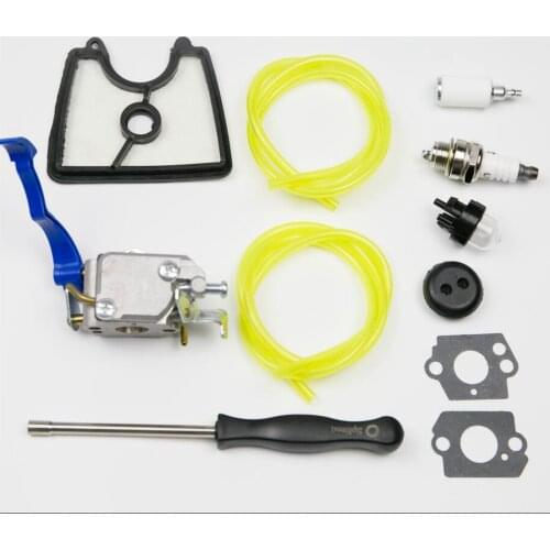 Carburetor Air Filter Gasket with Adjustment Tool Kit for Husqvarna 125B 125BX 125BVX Parts