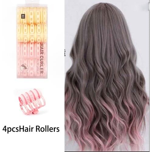 4pcs/Box Hairdressing Home Use DIY Magic Large Professional Self-Adhesive Hair Rollers Styling Roller Roll Curler Beauty Tool